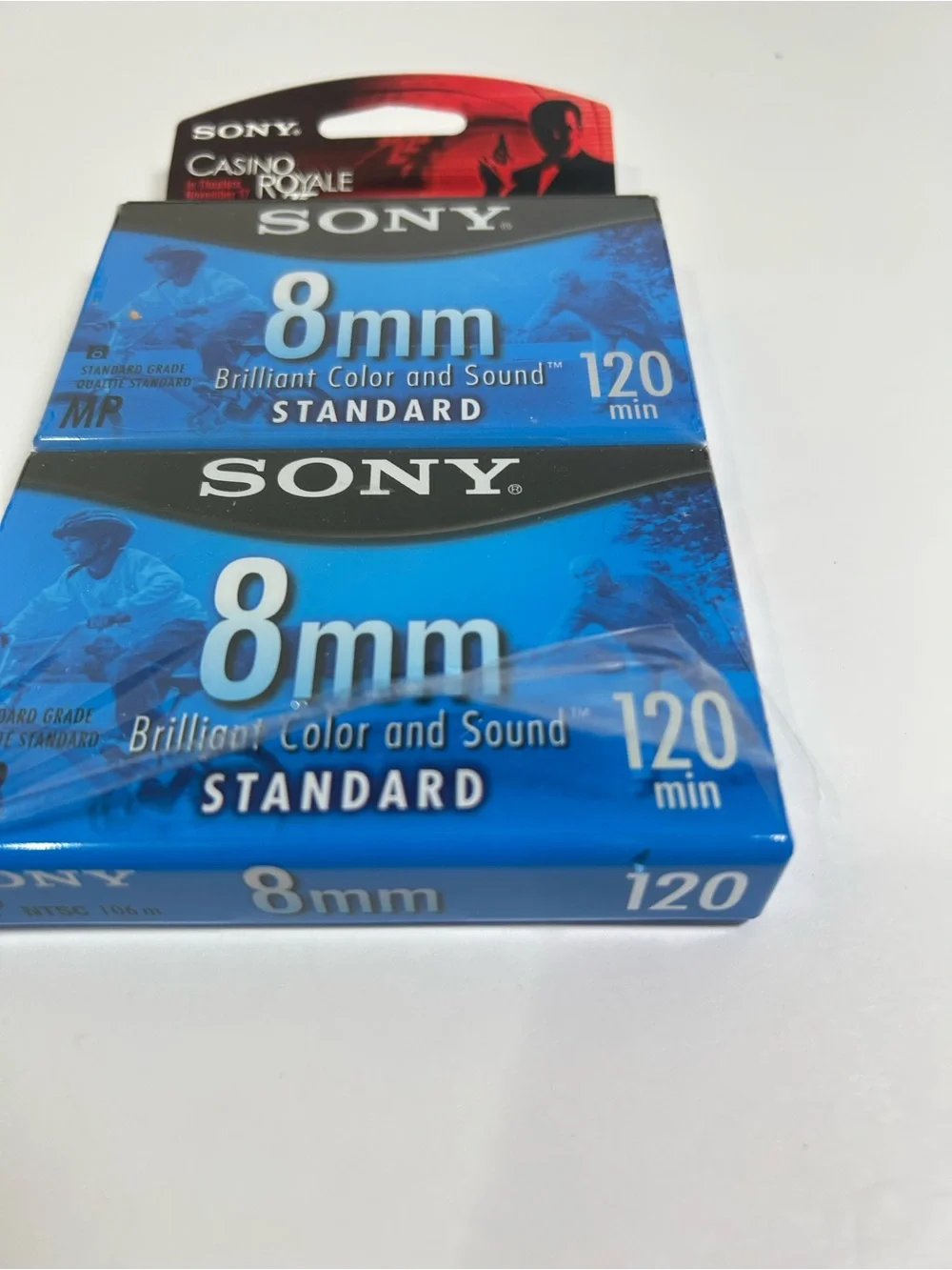 Sony 8mm 120 Minute Video 8 MP Standard Video Tapes 3 Pack NEW